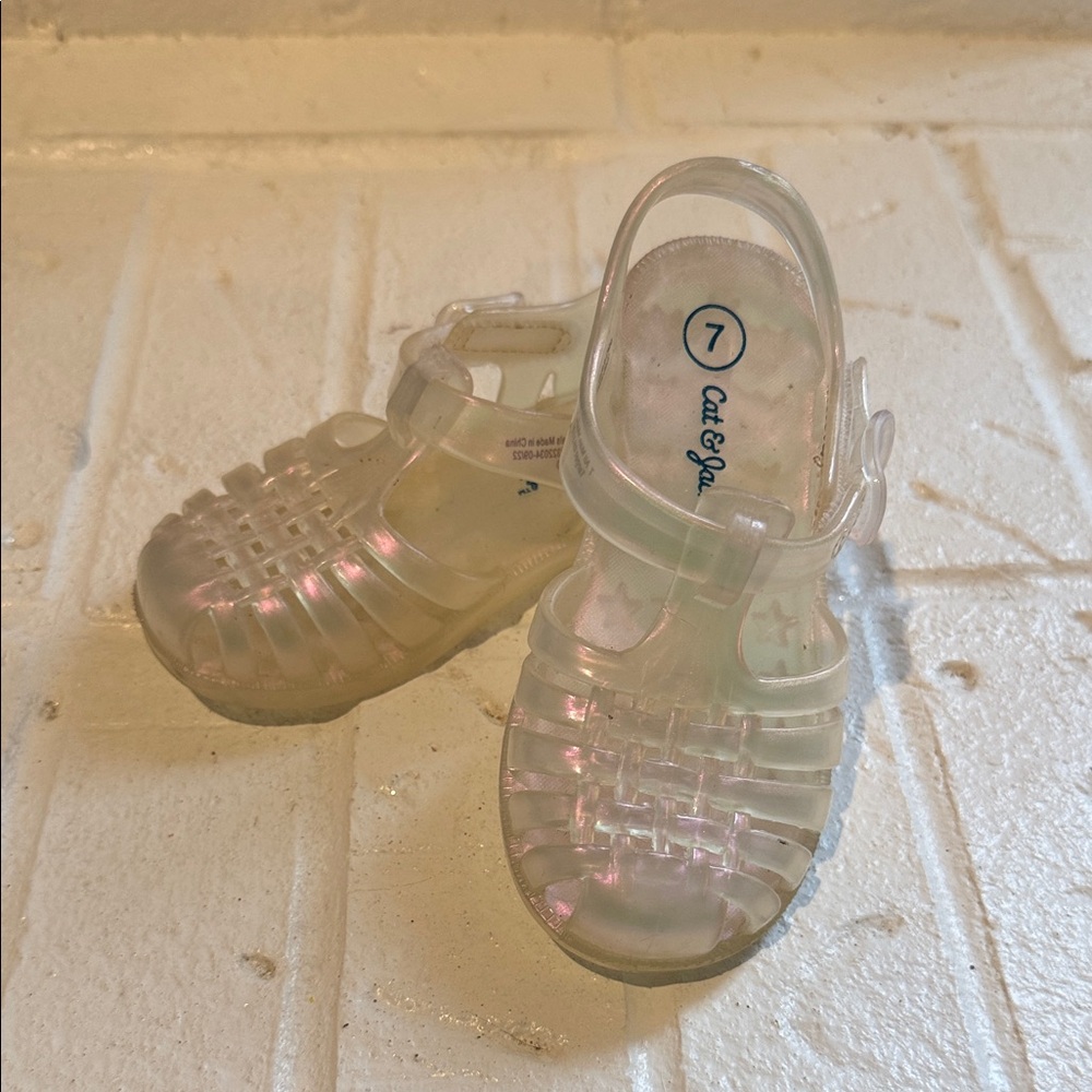Cat & Jack Kids Transparent Jelly Sandals